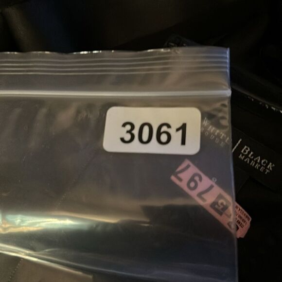 White House Black Market Black Strapless Dress SZ 8 - Picture 6 of 6